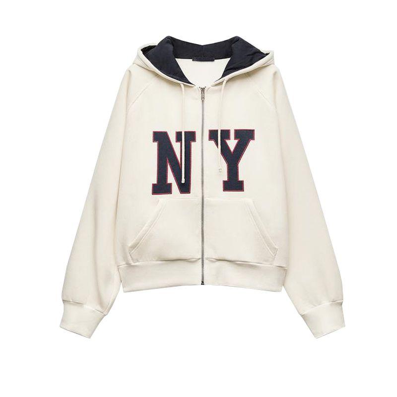 Fall and Winter New Women's Clothing Flannel Pants 5644247 Printing Preppy Style Hooded Sweatshirt Short Coat 5644246