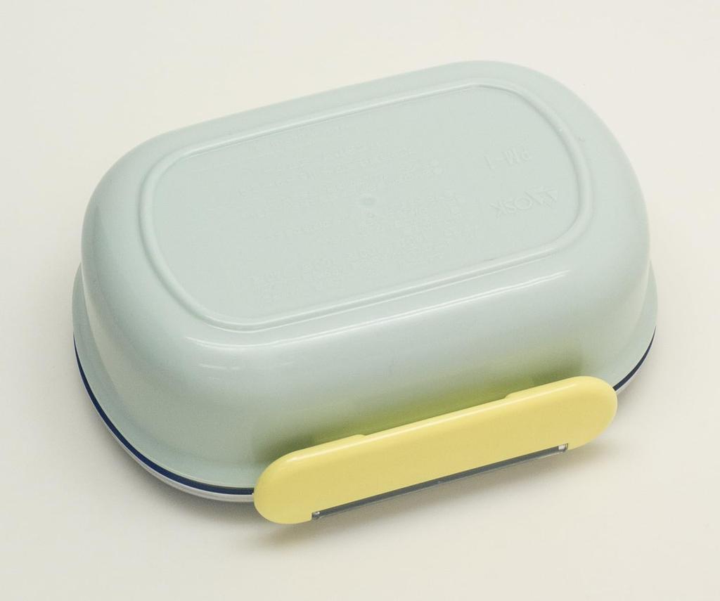 OSK Shinapushu Lunch Box Made in Includes Microwave and Dishwasher Includes For Adults and Mini, 270ml, Japan, Inner, Safe, Gasket, Antibacterial,