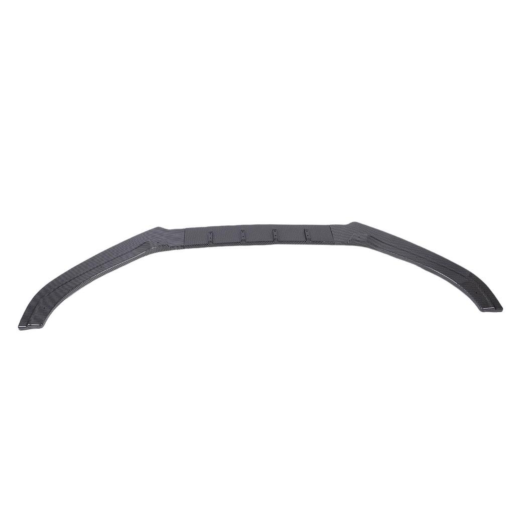 Front Bumper Lip Spoiler 3 Sections Bumper Lip Chin Splitter Diffuser Protector Body Kit Replacement for 6C 2015-2018