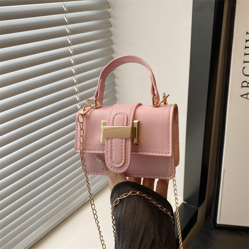 Retro Handbag New Women's Bag Small Square Bag Niche Design Textured Shoulder Messenger Bag