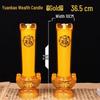 LED Electric Candle Light - Battery & Plug-in, Ideal for Home, Buddha Offering, or God of Wealth Lighting.