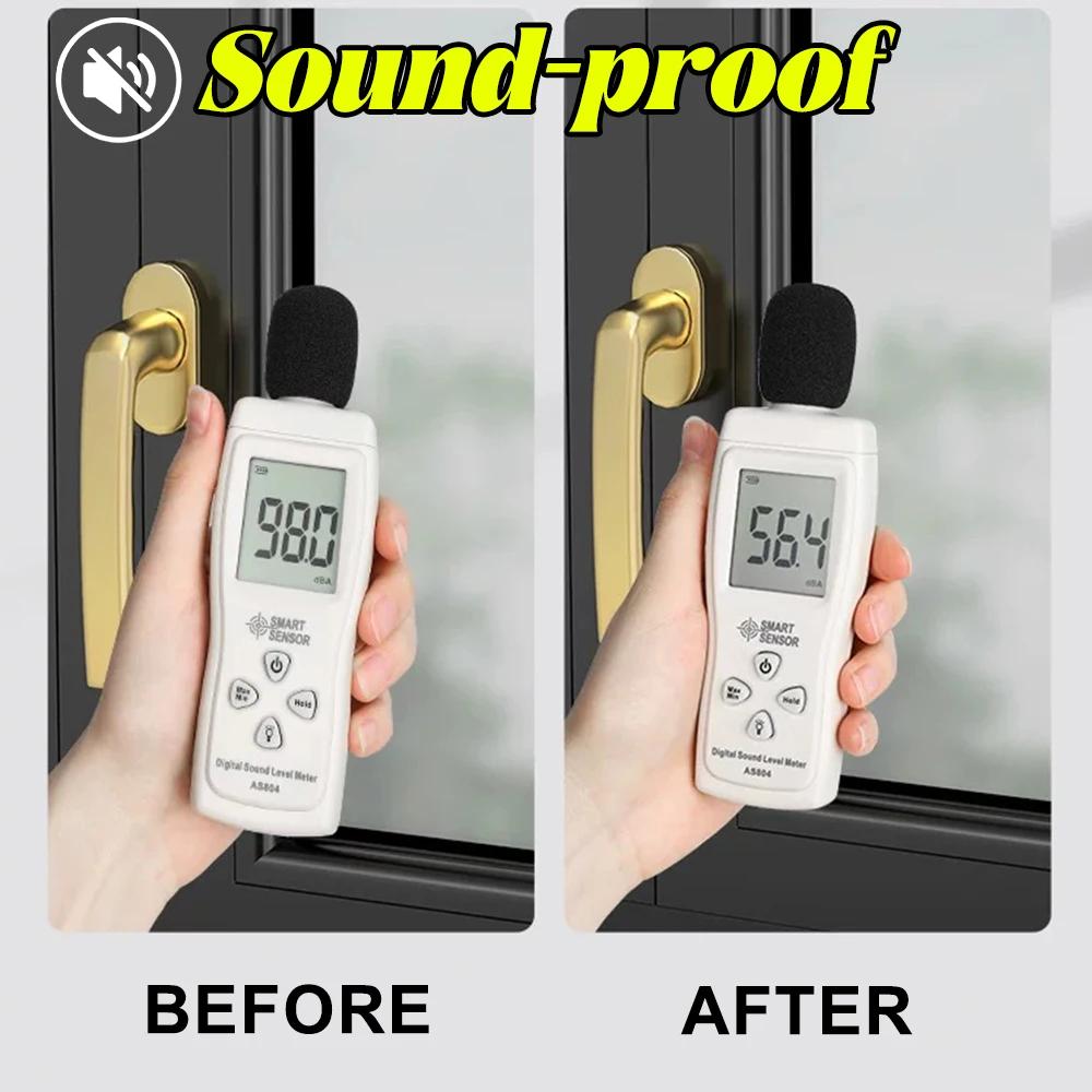 32M Self-Adhesive Foam Window Sealing Strip Weather Stripping Door Resilience Seal Tape Soundproof Windproof Insulation Strips