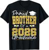 Proud Brother of A 2026 Graduate Senior 2026 Grad Family T Shirt