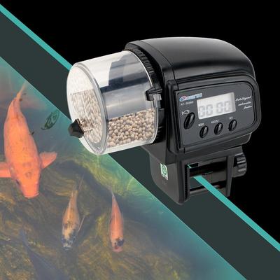 100ML Automatický krmítko pro ryby s časovačem Dávkovač krmení Krmítko pro akvarijní ryby pro akvarijní nádrž LCD displej Automatické krmítka