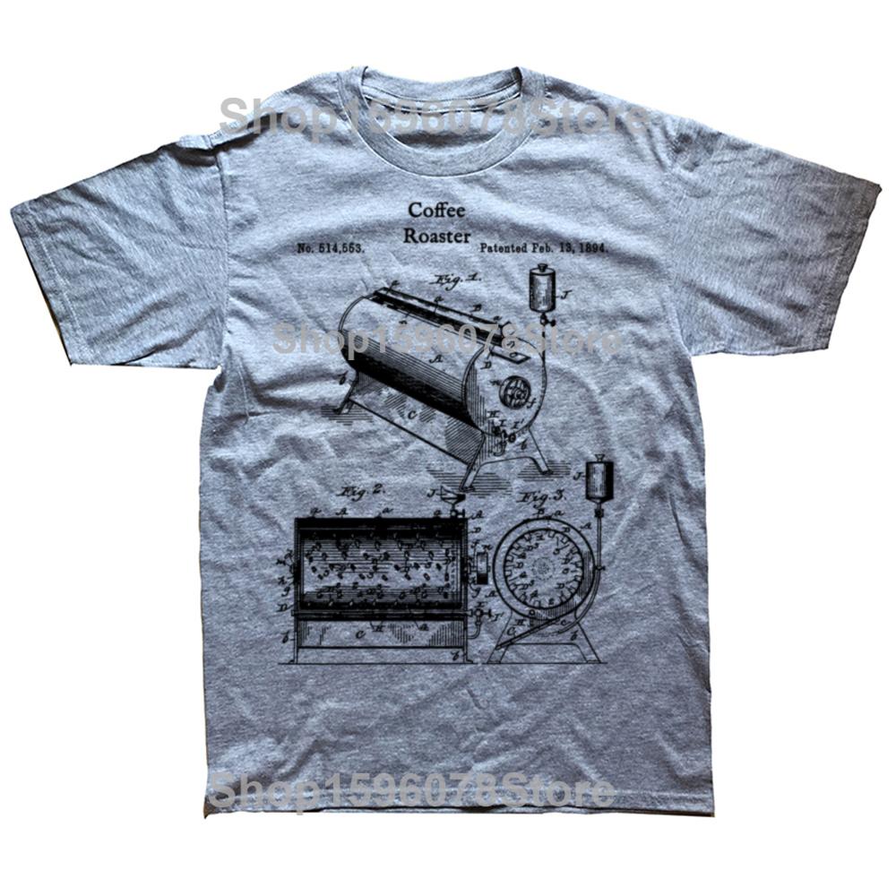 Funny Retro Coffee Roaster T Shirts Men Women Pure Cotton Humor Streetwear Tee Shirt Short Sleeve Unisex Bean Roasting Clothing