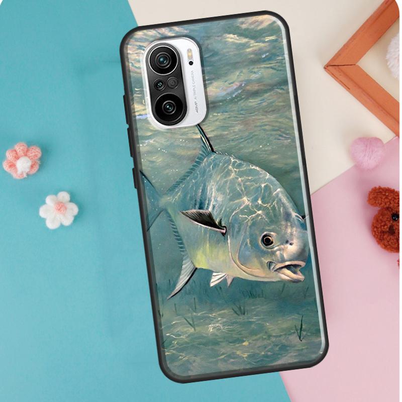 Fish Fishing Case For Xiaomi Mi 11T 12 Pro 12X Mi 11 Lite Ultra Cover For POCO X3 Pro X4 GT M3 M4 F3