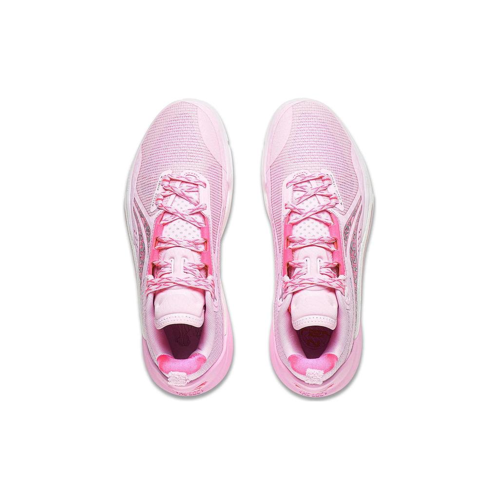 Li Ning Speed 10 Low Top Basketball Shoes Men's Soft Cherry Blossom Pink ABAT085-6