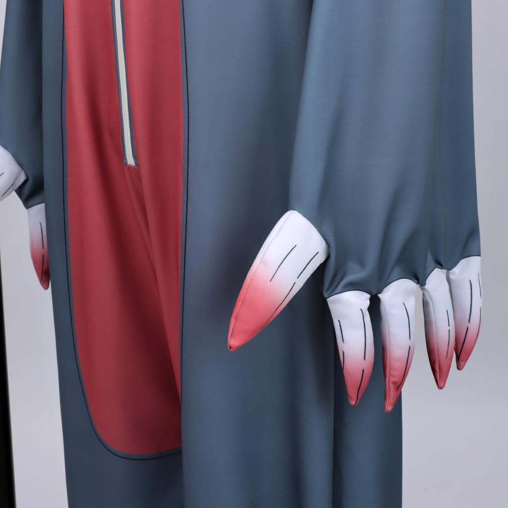 GACHIAKUTA Guita Cosplay Costume BlueJumpsuit Funny Pajamas Anime Game Daily Wear Halloween Embroidery Top Vest Short Wig Set