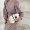 Vintage Rivet Chain Small Shoulder Bags For Women Flap PU Leather Fashion Small Square Crossbody Bag Designer Handbag