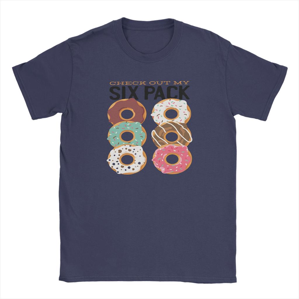 Check Out My Six Pack T Shirts Unisex Cotton Casual TShirt O Neck Donut Tee Shirt Short Sleeve Tops Plus Size