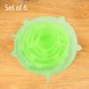6Pcs Silicone Food Covers Bowl Lids Kitchen Gadgets Strong Stability Dust-proof Fresh-keeping Food Grade Multifunction Flexible Insulation Covers