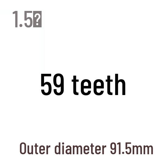 1,5M Modul Stirnrad, 13-120 Zähne, Stahl Zahnstange, 45 Stahl, Wärmebehandelt