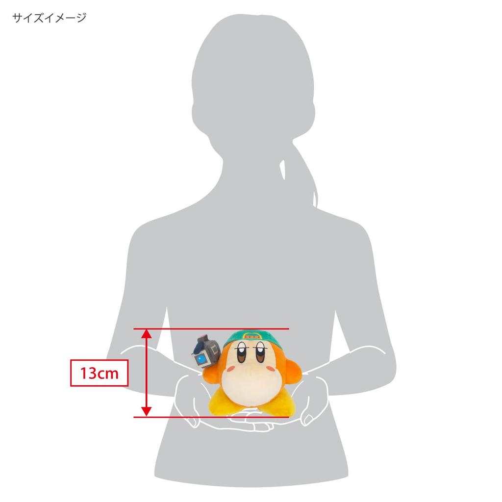 Sanei Boeki Kirby of the Stars ALL STAR COLLECTION Waddle Dee Report Team Cameraman W17 x x H13cm Plush Toy KP66 (S) D12.5