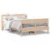 VidaXL Cadre de lit sans matelas 135x190 cm bois de pin massif 3306942