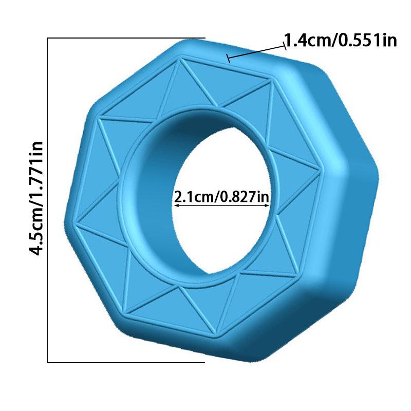 Špičkový erotický kroužek pro cudnost a oddálení ejakulace pro předkožku - Odolný design s očkem