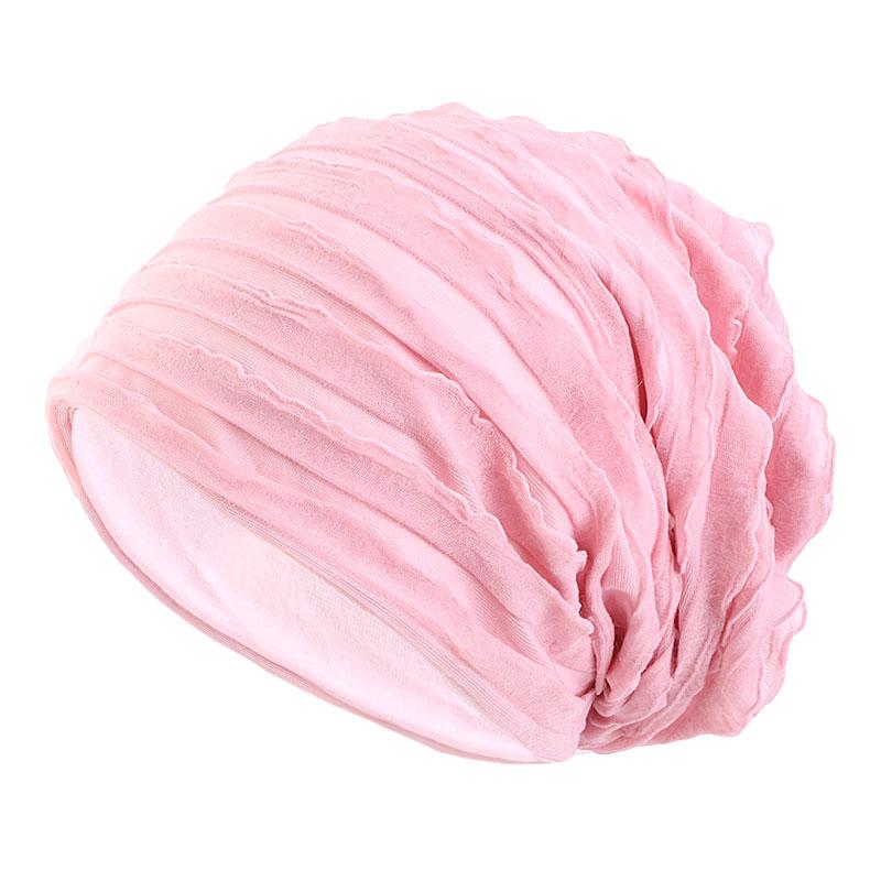 New Women Baggy Slouchy Turban Soft Knit Cow Louver Beanie Hat Elastic Lightweight Breathable Chemo Caps Casual Thin Head Wrap