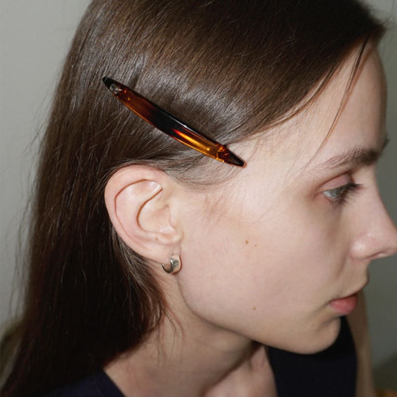 OURPIERRE OP LOGO ROUND HAIR PIN