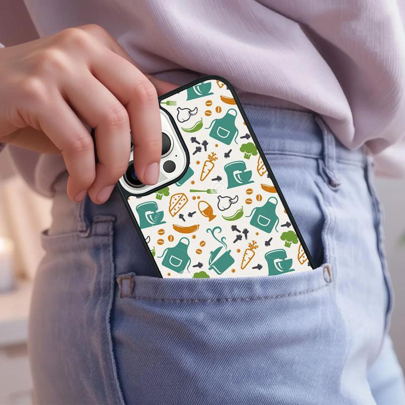 Baking Cooking Utensils Chef Phone Case For iPhone 17 Air 15 16e 14 13 Pro Max Coque 12 11 Pro Max PLUS cover