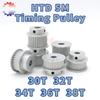 HTD 5M Timing Pulley 30T 32T 36T 38T 5M Pulley 30teeth 32teeth 34teeth 36teeth 38teeth keyway Bore Gear Timing Belt Pulley HTD5M