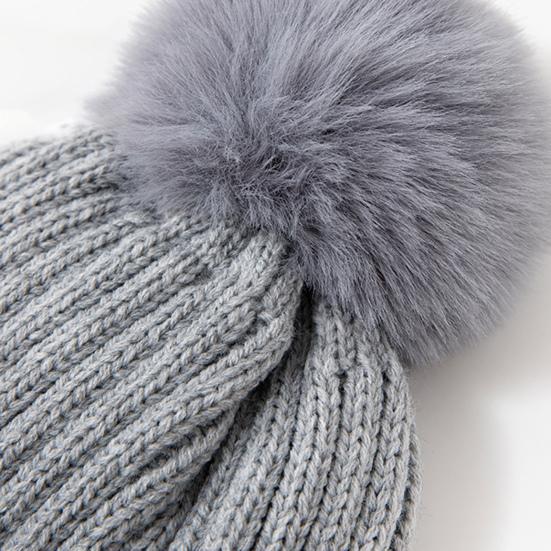 3Pcs/Set Women Winter Hat Scarf Gloves Set Solid Color Elastic Thickened Warm Brimless Hat Long Scarf Knitting Gloves Set