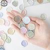 18pcs/bag Vintage Sticker Wax Stamp Seal Sticker Candy Color Sticker For Student For DIY Decorative Scrapbook Wedding Envelope