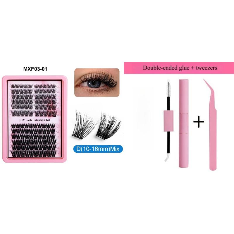 

1PACK grafted false eyelashes, manga European and American thick three-dimensional setting natural glue-free customized eyelashes