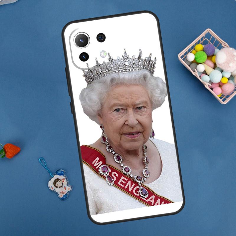 England Queen Elizabeth II Case For Xiaomi 11T 12T 13T 14T Pro 13 14 15 Ultra POCO X7 Pro X3 X5 X6 M6 F5 F6 Pro Cover