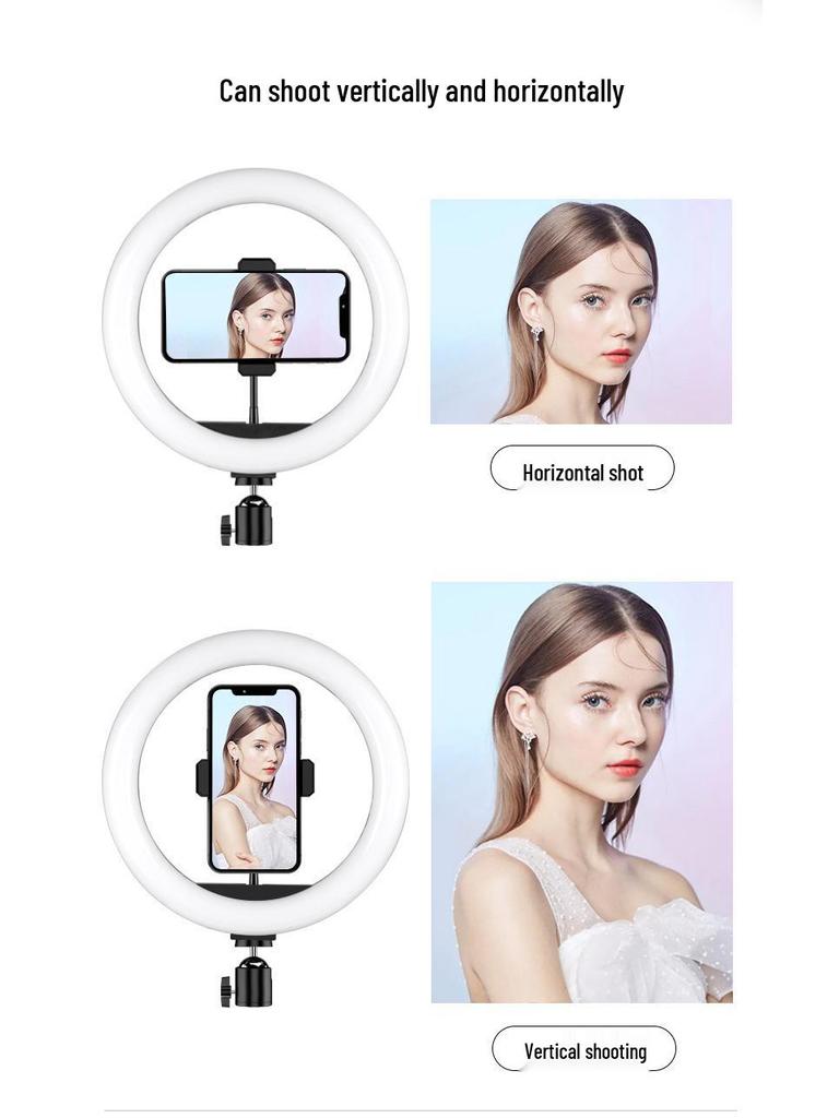 MJ26 RGB Ring Light – 10/8/18 Inch, Live Stream & Photography Indoor Video Lighting