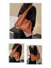 Women's Retro Korean Style Large Capacity PU Tote Bag for Versatile Use