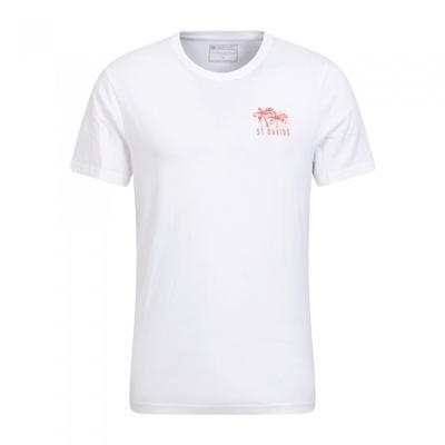 Mens St Davids Printed Organic T-Shirt