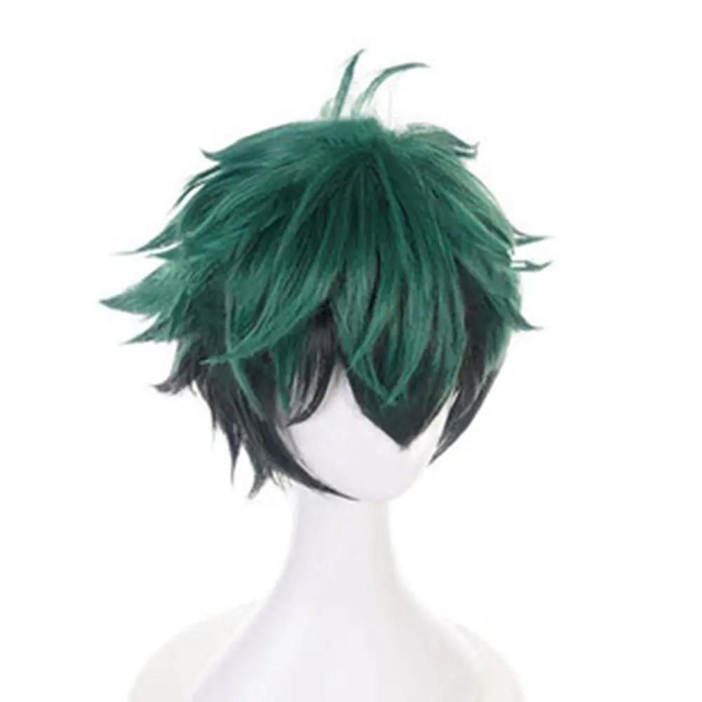 Anime My Hero Academia Disfraz Cosplay de Midoriya Izuku Set de Uniforme Escolar de Todoroki Shoto Peluca Traje Unisex Halloween Juego de Rol