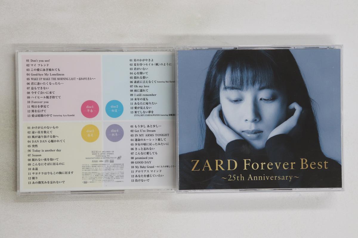 

CD ZARD - ZARD Forever Best -25th Anniversary JBCJ905558 B-GRAM 2016 Japan Japanese Pop/Rock Used
