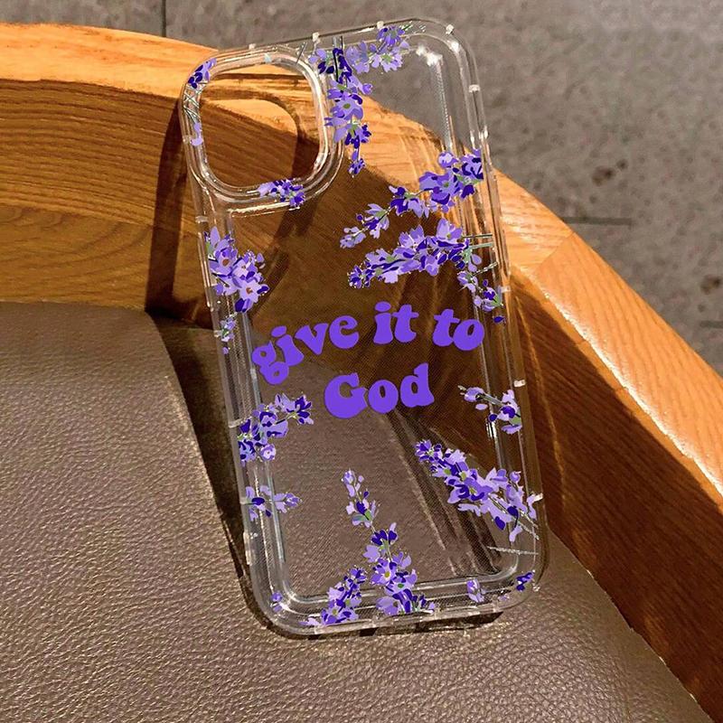 Colorful Slogan Print Clear Phone Case For iPhone 17 16 15 14 13 12 11 Pro Max Air 7 8 SE2 15 14 16 Plus Shockproof Soft Cover