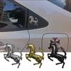 Nuevo Pegatina de Aluminio 3D para Coche Pegatinas Personalizadas Insignia Emblema para Carrocería/Lateral/Cola de Coche para Ferrari Logo Caballo de Metal Modificado