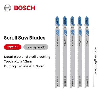 T321AF Metal Cutting Jig Saw Blade 5pcs Fast Cutter Blades For Metal Plates Woodworking Cutting