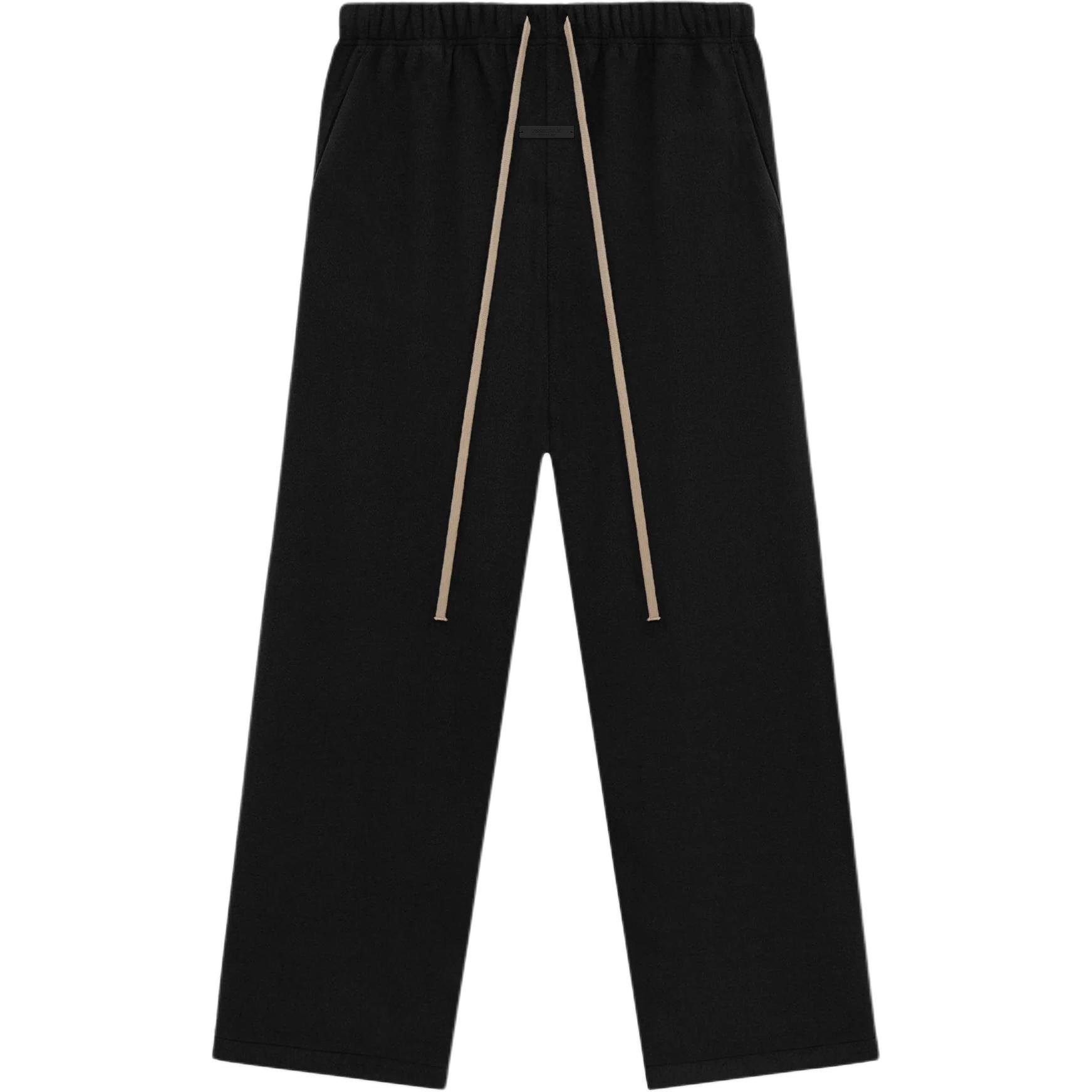 Fear of God Essentials Brushed Relaxed Pant Black Men Bottoms 130HO244700F XS