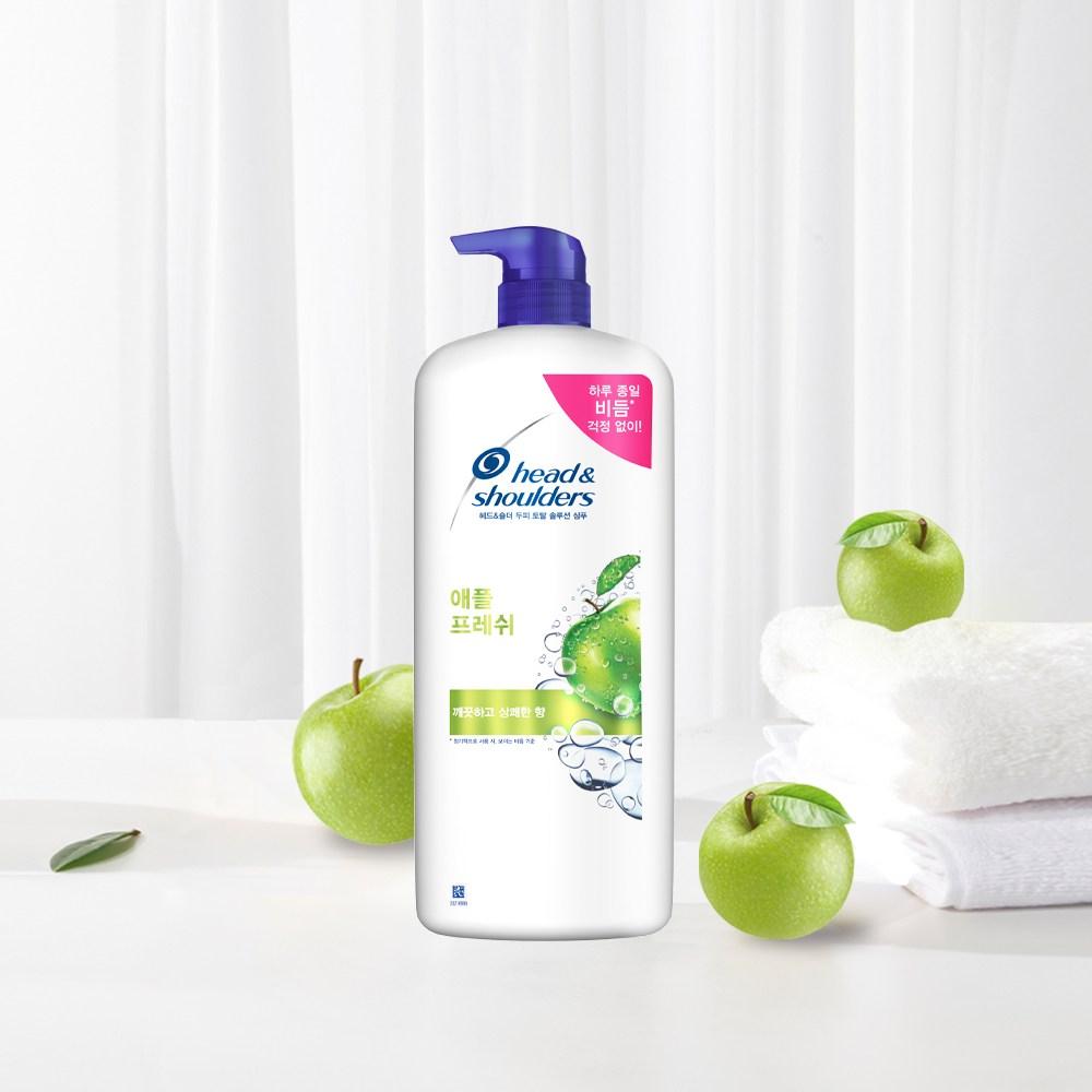 Head & Shoulders Apple Fresh Shampoo, clean and refreshing scent, 1.2L, 2 pcs.