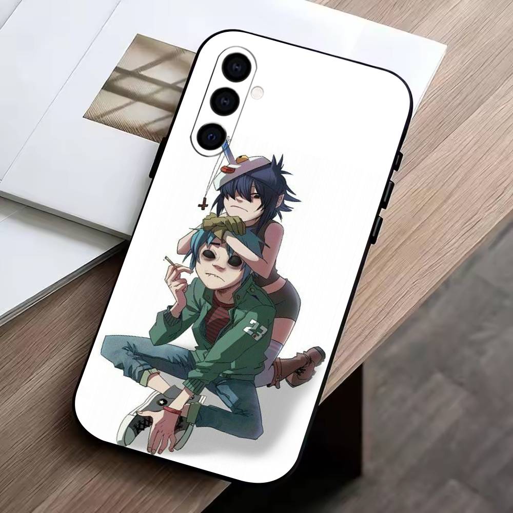 

C-Gorillaz Anime Phone Case For Samsung Galaxy A73,A72,A71,A70,A53,A52,A51,Others Soft Black Cover Samsung a71 4g
