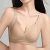 Simple and Elegant Bra with Sexy No Underwire No Scar Smooth Surface Comfortable for Women Gathering and Supporting Bra Push Up Bra