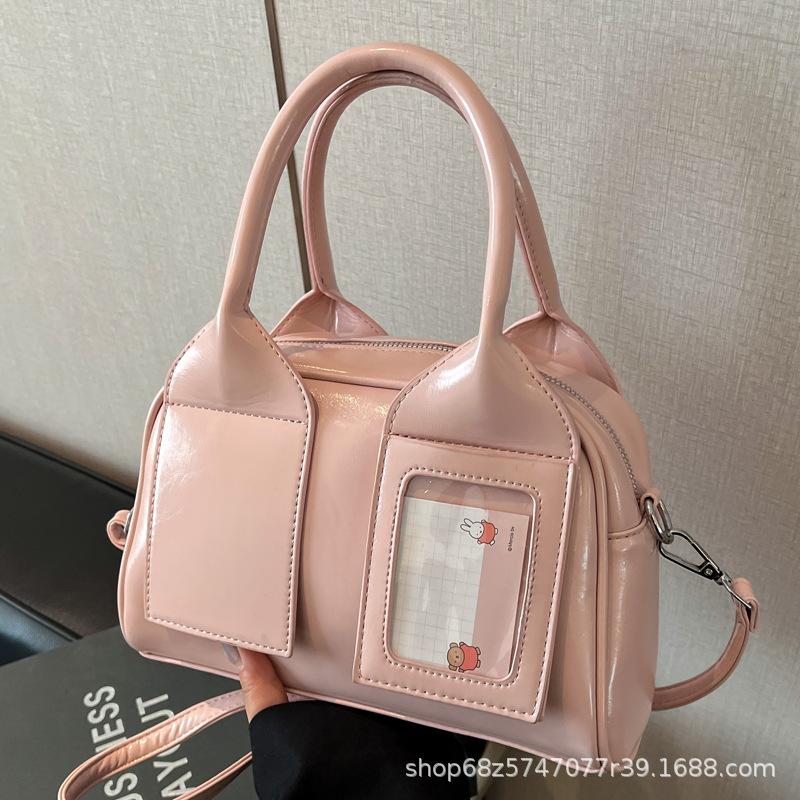 Korean Fashion Small Square Bag Women's Handbag 2025 New Simple Pocket Versatile Shoulder Crossbody Bag