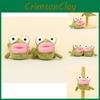 Adorable Frog Plush Keychain With Big Lips Cute 10cm Animal Bag Decoration
