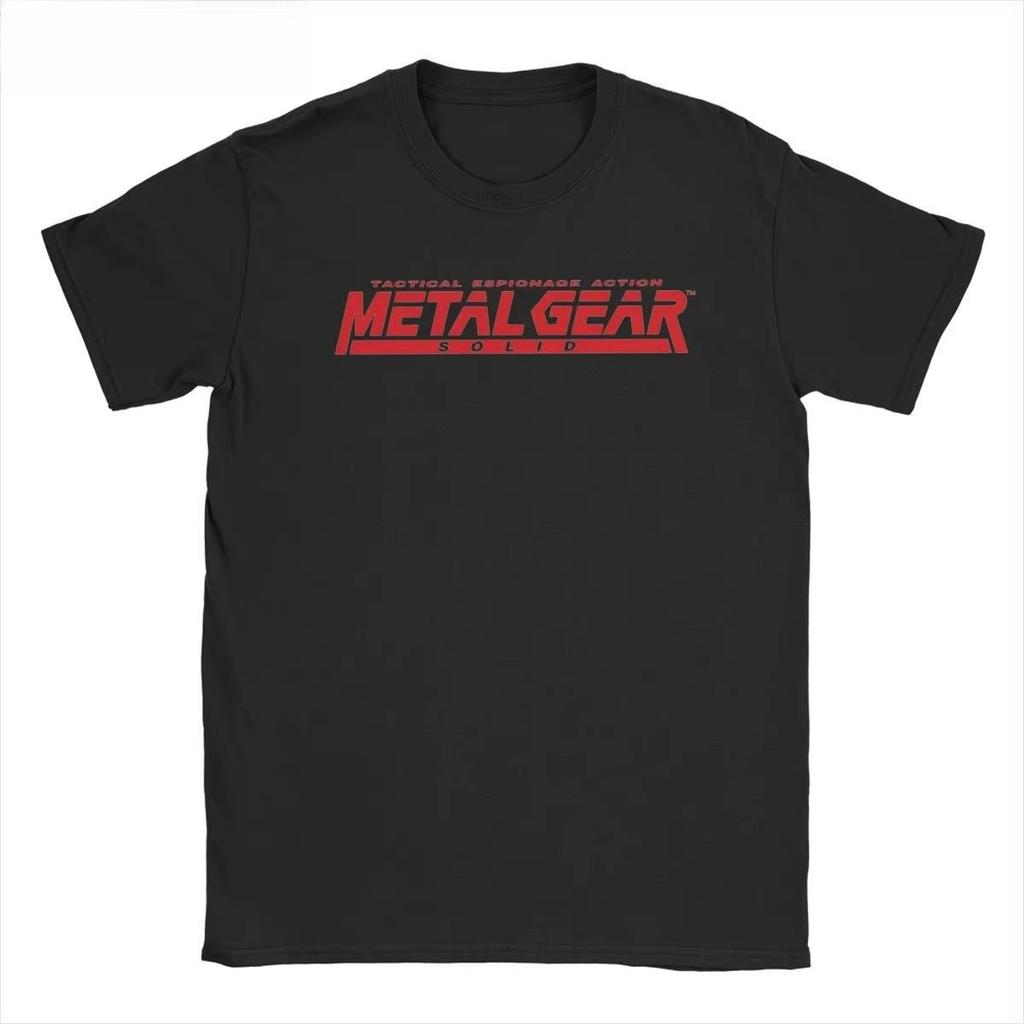 2025  Men and Women MGS1 Solid Snake Game T-Shirt Metal Gear Cotton Top Funny Short Sleeve O-Neck T-Shirt Classic T-Shirt
