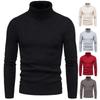 Men’s Slim Fit Mock Neck Pullover Knit Sweater