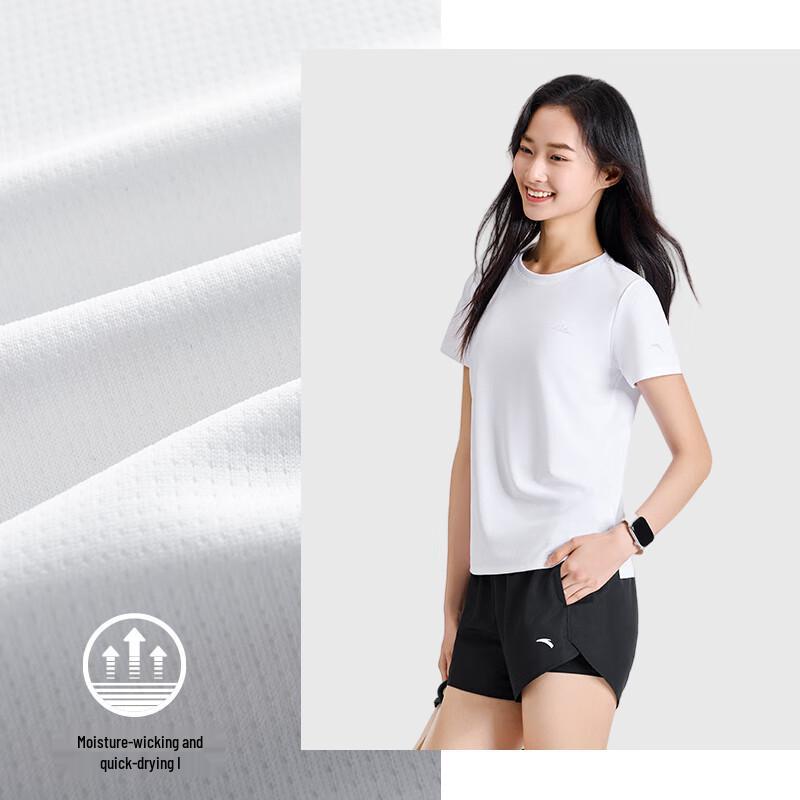 Anta Women's Quick-Dry Short Sleeve & Shorts Set