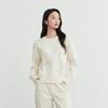 Women's Jacquard Long Sleeve Pullover Knit Sweater