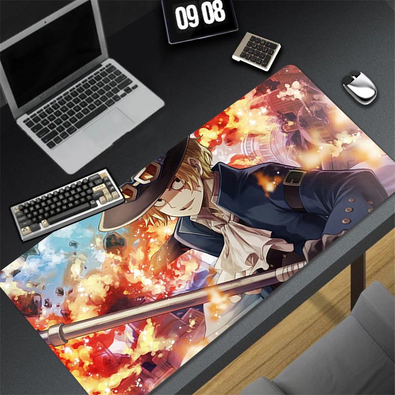 Desk Mat Carpet Desk Accessories Laptop Gamer Mausepad One Piece Mouse Pad Mousepad Office Table Mouse Mats Anime Keyboard Pad