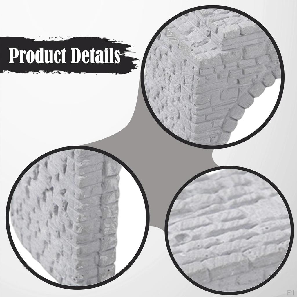 N Scale Railroad Stone Tunnel Model Layout Diorama Gift Simulation Stones Miniature Scene for