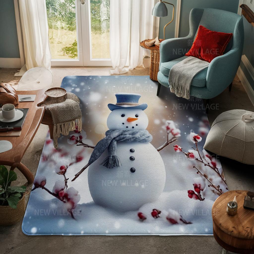 Koberec ke vchodu do domu Rohožka ke dveřím do domu Obývací pokoj Vana Koupelna Protiskluzové koberce s absorpcí vody vana Veselé Vánoce zima