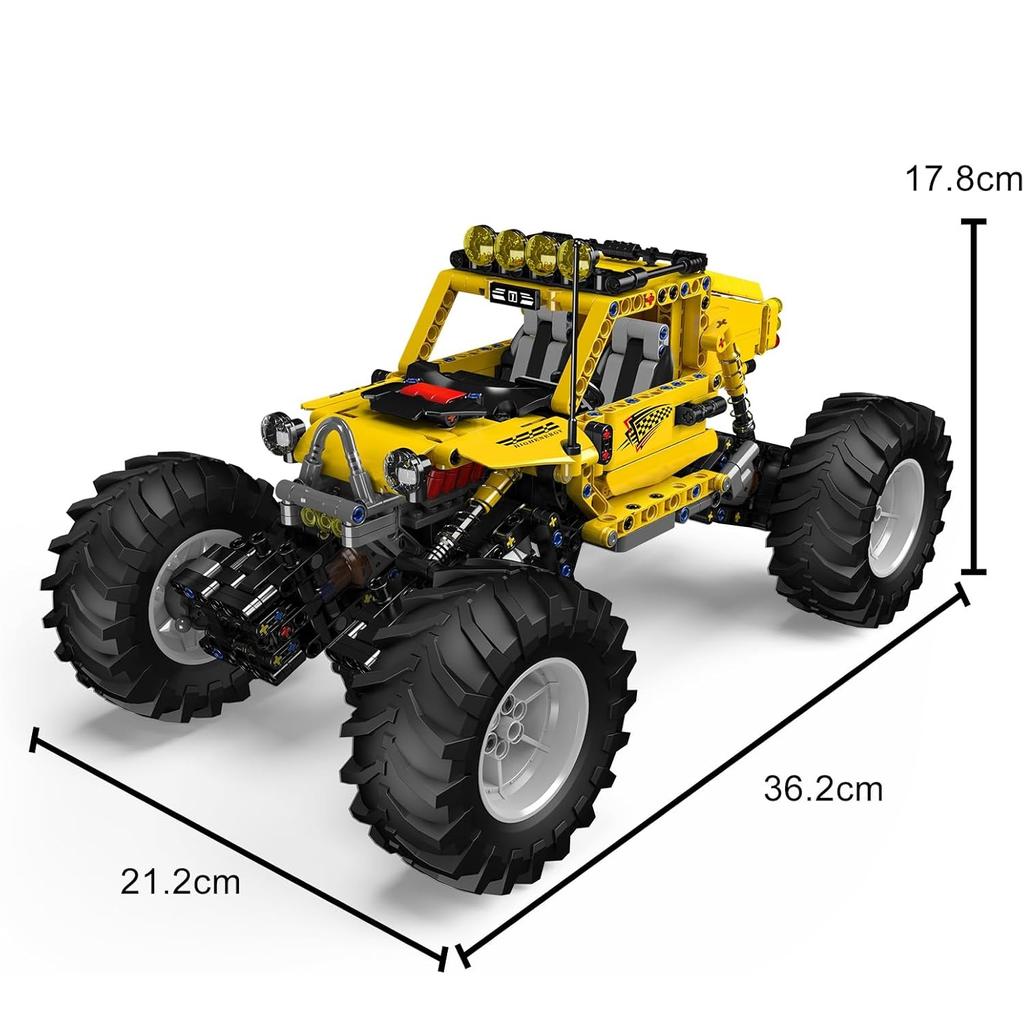 Mould King 18021 Technical Car Building Block The Remote Control Climbing Vehicle Model Assembly Truck Brick Kids Christmas Gift