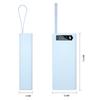 Detachable LCD Display DIY 16x18650 Battery for Case Power Bank for Shell External Box without Battery 5W Wireless Charg
